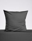 Haven 225TC Cotton Rich Euro Pillowcase, Charcoal product photo