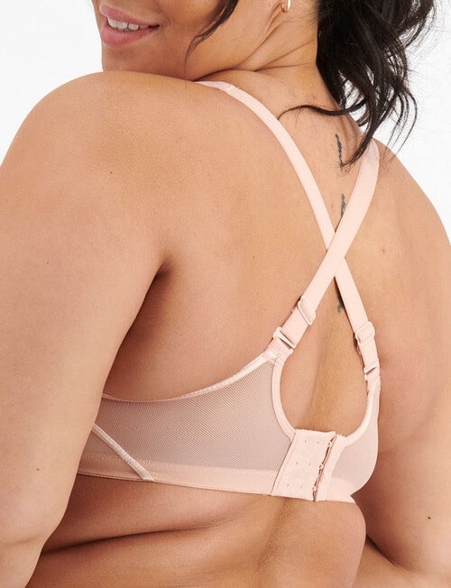 Berlei Active Electrify Contour Bra, Pink & Cream, A-DD product photo View 04 L
