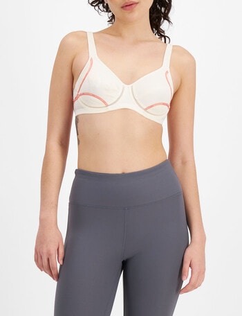 Berlei Active Electy Underwire Bra, 2-Pack, Snow Blossom & Charcoal, A-E product photo
