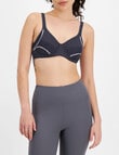 Berlei Active Electy Underwire Bra, 2-Pack, Snow Blossom & Charcoal, A-E product photo View 07 S