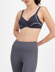 Berlei Active Electy Underwire Bra, 2-Pack, Snow Blossom & Charcoal, A-E product photo View 08 S