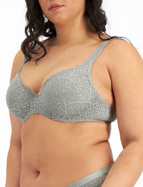 Berlei Barely There Lace Bra, Kyoto, A-E product photo View 02 L