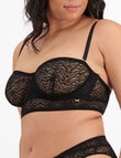 Berlei Because Lace Strapless Bra, Black, A-DD product photo View 03 S