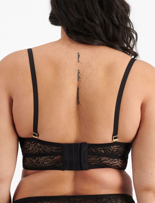 Berlei Because Lace Strapless Bra, Black, A-DD product photo View 04 L