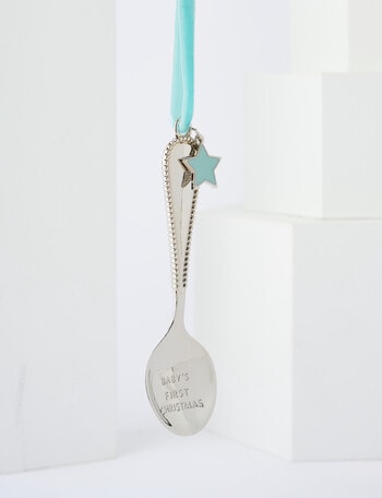 Home Of Christmas Baby's First Christmas Spoon, Blue product photo