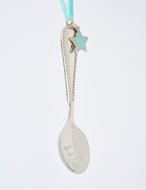 Home Of Christmas Baby's First Christmas Spoon, Blue product photo View 02 L