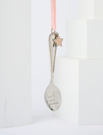 Home Of Christmas Baby's First Christmas Spoon, Pink product photo