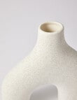 M&Co Catalina Vase, White product photo View 04 S
