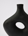 M&Co Catalina Vase, Black product photo View 02 S