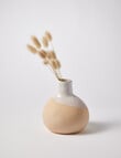 M&Co Catalina Vase, Small, Sand product photo View 03 S