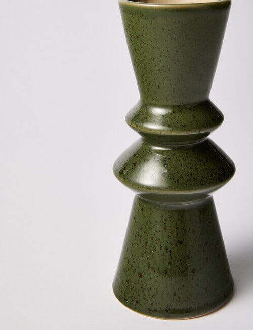 M&Co Cliff Vase, Olive product photo View 02 L