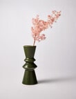M&Co Cliff Vase, Olive product photo View 03 S