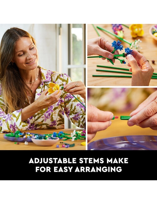 LEGO Botanicals Wildflower Bouquet, 10313 product photo View 09 L