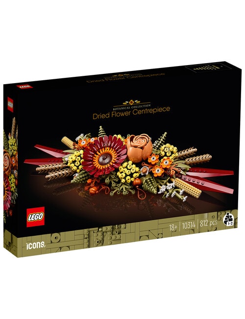 Lego Icons Dried Flower Centerpiece, 10314 product photo View 02 L