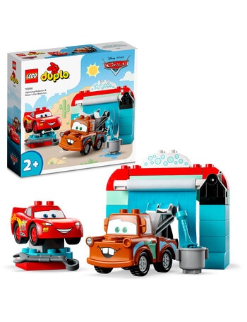LEGO DUPLO Lightning McQueen & Mater's Car Wash Fun, 10996 product photo