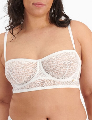 Berlei Because Lace Strapless Bra, White, A-DD product photo