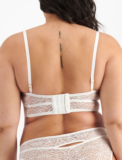 Berlei Because Lace Strapless Bra, White, A-DD product photo View 03 L