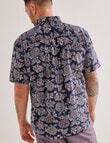 Logan Grouse Short Sleeve Shirt, Black product photo View 02 S