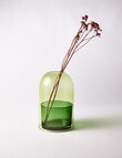 M&Co Two-Piece Glass Vessel, Olive product photo View 04 S