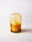 M&Co Two-Piece Glass Vessel, Amber product photo View 03 S