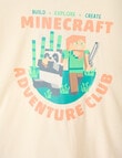 Licensed Minecraft PJ Set, Eggshell, 8-16 product photo View 02 S