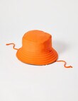 Teeny Weeny Save The Oceans Reversible Bucket Hat, Blue & Orange product photo View 03 S