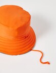 Teeny Weeny Save The Oceans Reversible Bucket Hat, Blue & Orange product photo View 04 S