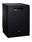 Haier Freestanding Dishwasher with Steam, Black, HDW15F3B1 product photo View 02 S