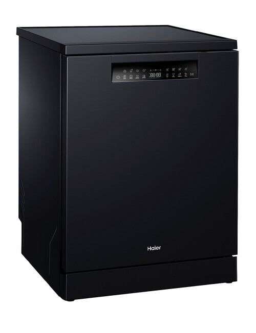 Haier Freestanding Dishwasher with Steam, Black, HDW15F3B1 product photo View 02 L