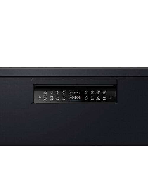 Haier Freestanding Dishwasher with Steam, Black, HDW15F3B1 product photo View 03 L