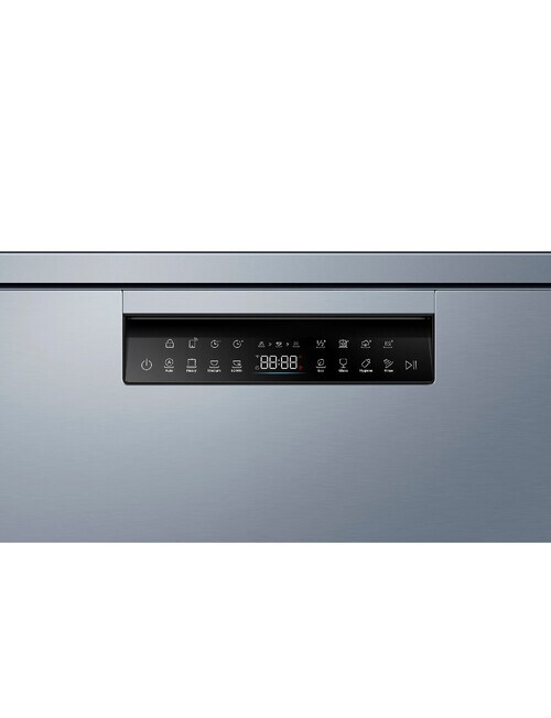 Haier Freestanding Dishwasher with Steam, Satina, HDW15F3S1 product photo View 03 L