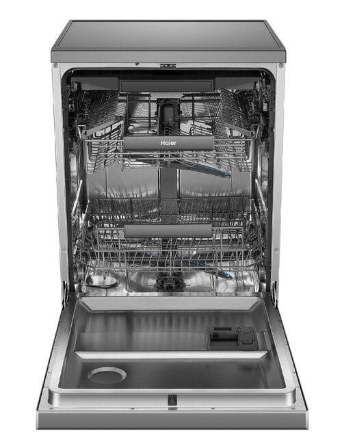 Haier Freestanding Dishwasher with Steam, Satina, HDW15F3S1 product photo View 04 L