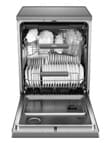 Haier Freestanding Dishwasher with Steam, Satina, HDW15F3S1 product photo View 05 S