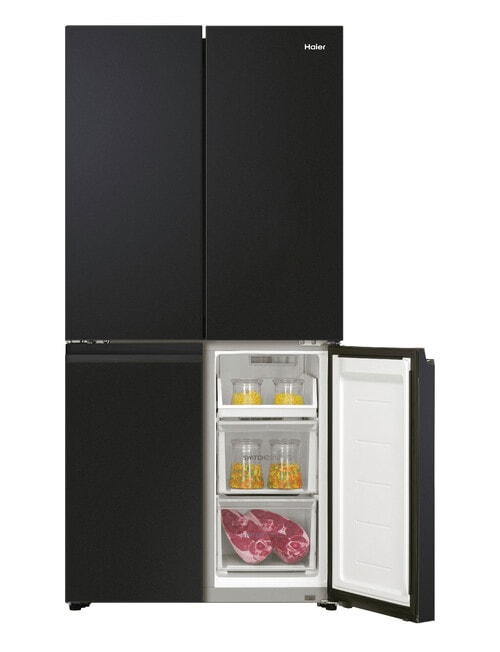 Haier 463L Quad Door Fridge Freezer, Black, HRF530YC product photo View 02 L