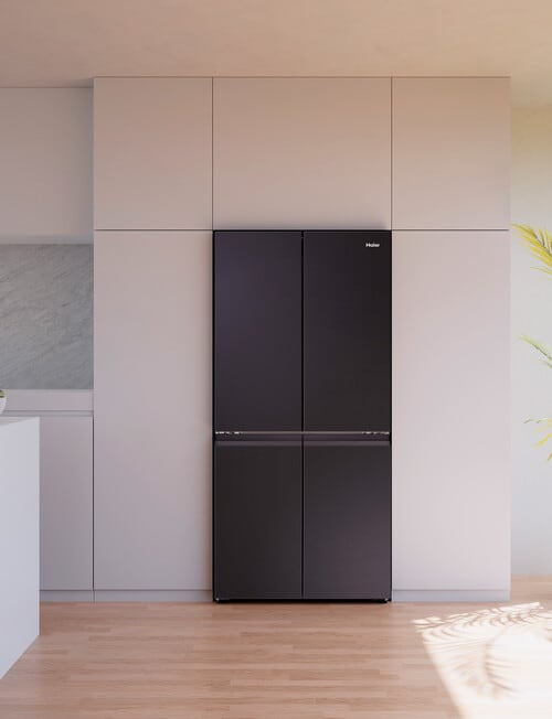 Haier 463L Quad Door Fridge Freezer, Black, HRF530YC product photo View 03 L
