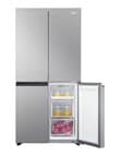 Haier 463L Quad Door Fridge Freezer, Satina, HRF530YS product photo View 02 S