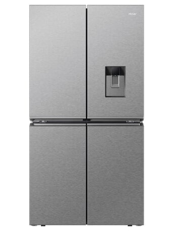 Haier 623L Quad Door Fridge Freezer with Ice & Water, Satina, HRF680YPS product photo