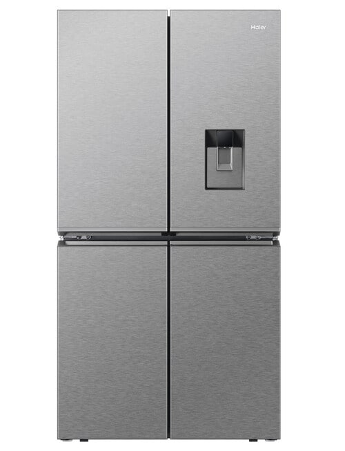Haier 623L Quad Door Fridge Freezer with Ice & Water, Satina, HRF680YPS product photo