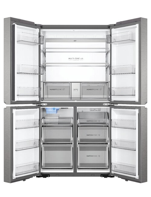 Haier 623L Quad Door Fridge Freezer with Ice & Water, Satina, HRF680YPS product photo View 02 L