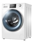 Haier Combi 8kg Front Load Washing Machine & 4kg Dryer, HWD8040BW1 product photo View 02 S