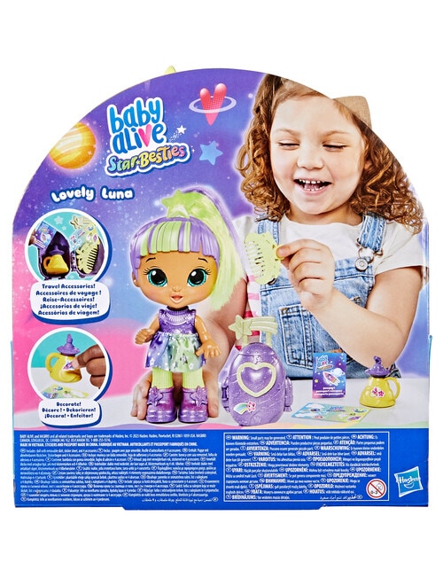 Baby Alive Fantasy Star Besties Lovely Luna product photo View 09 L