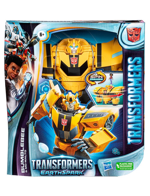 Transformers Earthspark Spin Changers, Bumblebee product photo View 03 L