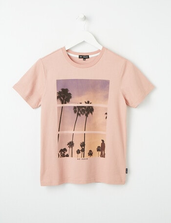 No Issue Palm Print Short Sleeve Tee, Musk product photo