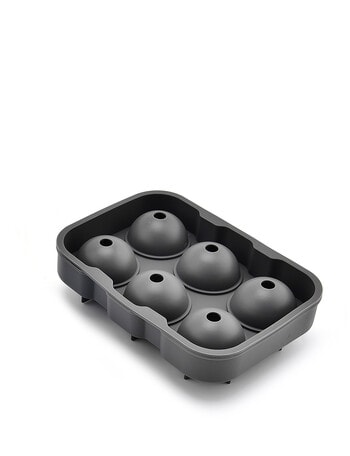 Stevens Social Club Silicone 6 Ice Spheres, Charcoal product photo