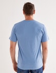 Chisel Ultimate Crew Tee, Mid Blue product photo View 02 S