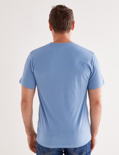 Chisel Ultimate Crew Tee, Mid Blue product photo View 02 L
