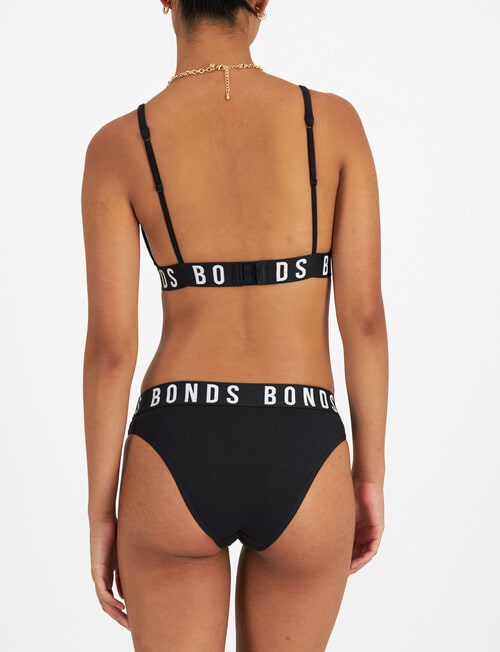 Bonds Super Logo Bikini Brief, Black product photo View 02 L