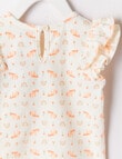 Teeny Weeny Flower Party Frill Tee, White product photo View 02 S
