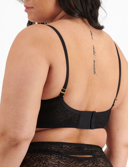 Berlei Because Lace Bralette, Black, A-DD product photo View 03 L