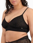 Berlei Because Lace Bralette, Black, A-DD product photo View 02 S